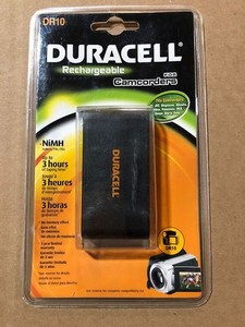 Duracell DR10 Chargeur de caméscope rechargeable (NiMH) pile JVC, Sony Noir