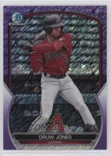 2023 Bowman Chrome Prospects Purple Shimmer Refractor 246/250 Druw Jones 0z0v