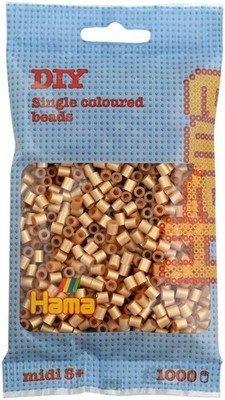 Malte Haaning Plastic A/S Hama  Bügelperlen Midi - Gold 1000 Perlen.
