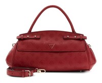 Guess Diana Top Handle Flap M Handtasche Tasche Dark Cherry Logo Rot Neu