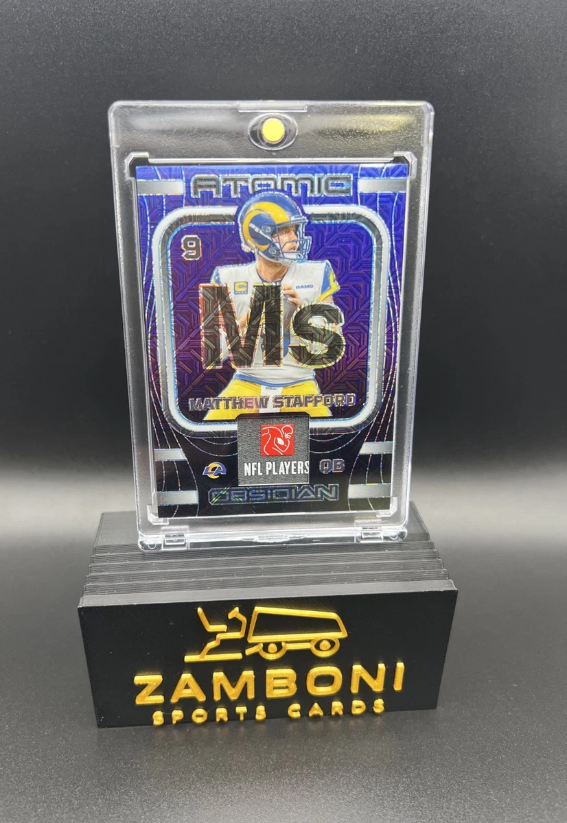 スポーツゲーム(野球盤等) N F L MATTHEW STAFFORD auto patch Panini Matthew Stafford Memorabilia Football Sports Trading Cards