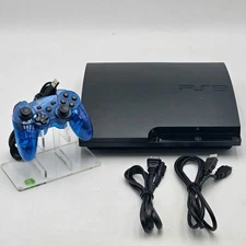 Sony PlayStation 3 Slim PS3 160GB Black Console Gaming System CECH-3001A