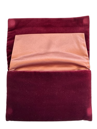 Gucci Burgundy/Maroon Velvet Sunglass Case. 8”x5” Hollywood Forever Collection - Picture 3 of 11