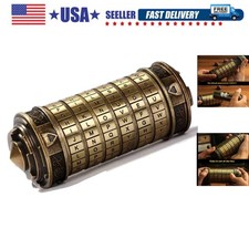 Cryptex Da Vinci Code Mini Cryptex Lock Puzzle Boxes with Hidden Compartments...