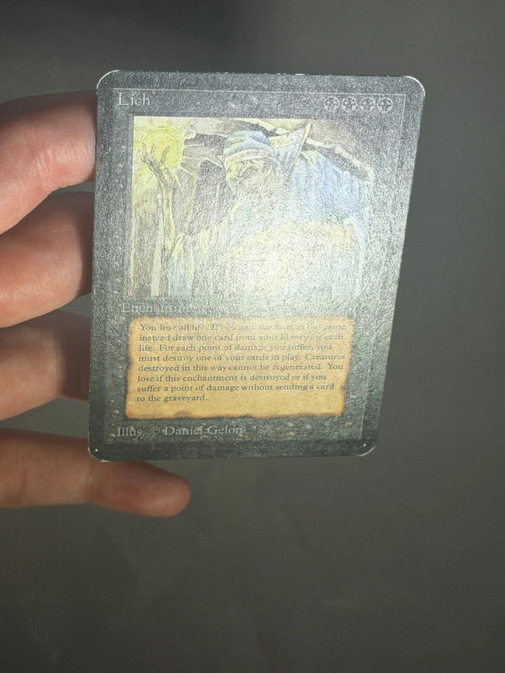 MTG Lich Alpha Magic the Gathering - Image 2 of 4