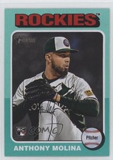 2024 Topps Heritage High Number Aqua Border Anthony Molina #641 05ns