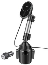 for Magsafe Car Mount Charger, QI2 15W Wireless Fast Charging Cup Holder Char...