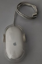 VTG Apple Mouse M5769 Clear USB Optical Wired Mouse