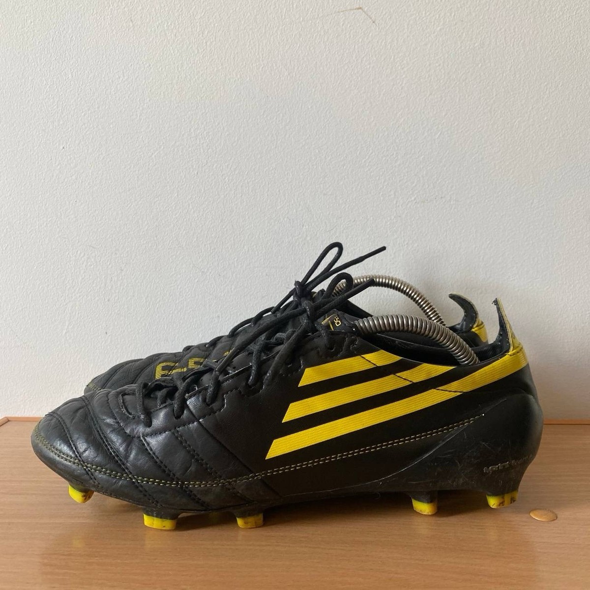 Adidas F50 Adizero FG Yellow/black US 9 Rare Football Soccer