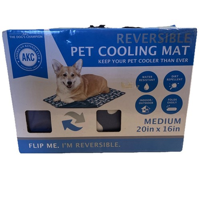 #ad #ad CHILL Dog Blue Cooling Mat Pressure Activated Pet Cooling Mat 20 X 16”MED NEW $12.00
