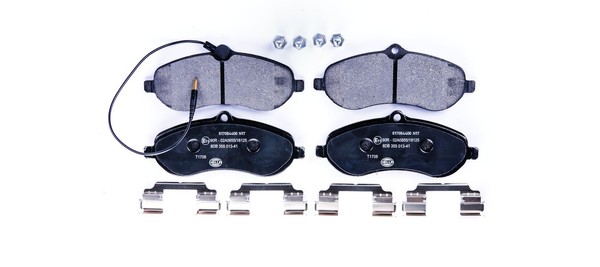 NEU - Hella 8DB355013-411 Bremsbelagsatz, Scheibenbremse FüR CitroËN Peugeot-image