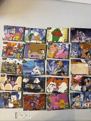 1999 Digimon Adventure Japanese Issue Card Set 20 Cards! Rare Cards