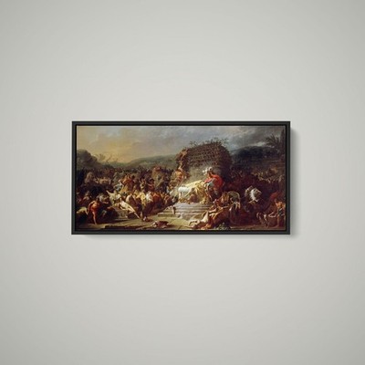 Jacques-Louis David - The Funeral of Patroclus - Art Print on Paper or Canvas