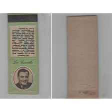 Matchbook Cover 1930s Movie Star Leo Carrillo