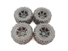 Traxxas 1/10 E-Revo VXL 2.0 Talon EXT Tires  17mm Black Wheels Revo E-maxx