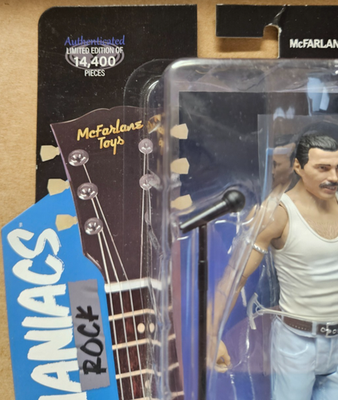 FREDDIE MERCURY - Queen - McFarlane Toys Music Maniacs Rock 6