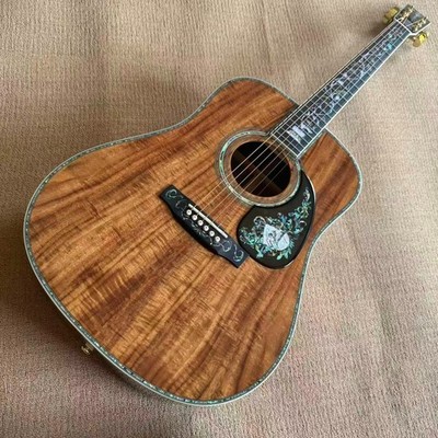All KOA high-quality acoustic guitars, epoxy resin fingerboards, abalone shell b