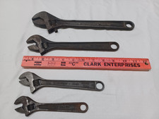 Crescent Crestoloy Adjustable Wrenches Set Of (4) 12” 10” 8” 6” made In USA