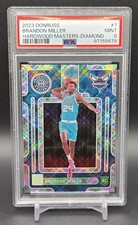 2023-24 Donruss - Brandon Miller (RC) Hardwood Master Diamond PSA 9