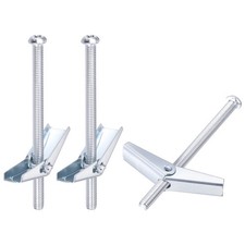 20Pcs Toggle Bolts, M4-0.7x60mm Zinc Plated Hollow Wall Butterfly Anchors