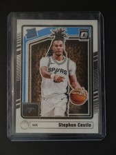 Stephon Castle RC 2024-25 Panini Donruss Optic Basketball Rated Rookie #254 [3hk
