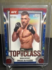 2025 Topps Chrome UFC Top of the Class Dricus Du Plessis #TTC-15 Refractor /88