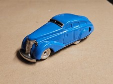 Schuco Wende Limousine 1010 Blue Wind-Up Tin Car Made in Germany Vintage RARE