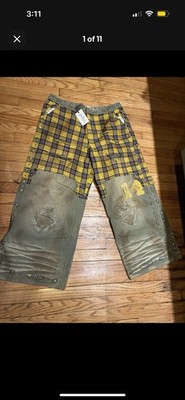 Vale Forever Valley Dreams Pants Crystal Olive Size 34 New Authentic Rare Yellow