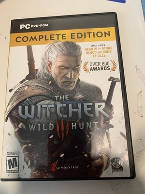 The Witcher 3 Wild Hunt Complete Edition PC DVD-ROM Game CD Projekt Red
