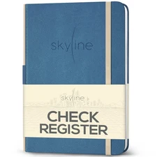 Skyline Check Register – Accounting Ledger Log Book for Income & Expenses – T...