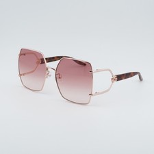 Gucci GG1564SA 004 Gold/Red Gradient 61-17-145 Sunglasses New Authentic