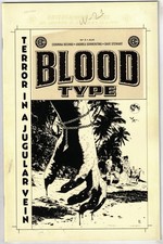 EC BLOOD TYPE #3- 1:20 ANDREA SORRENTINO BW VARIANT- ONI PRESS