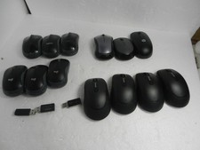 Lot of 13x Logitech Wireless Mouse, With 3X USB Receiver USED 