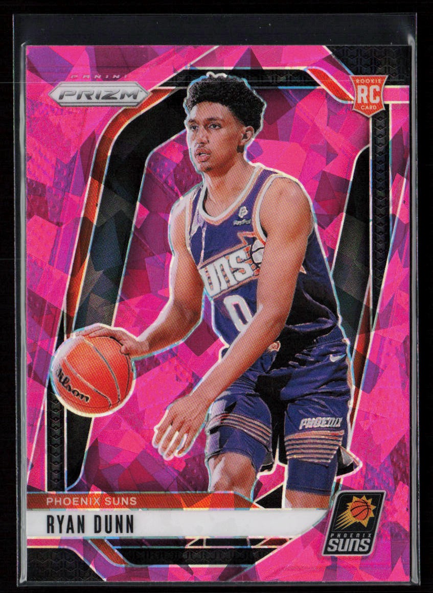 2024-25 Panini Prizm #258 Ryan Dunn Prizms Pink Ice