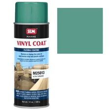 SEM Marine Vinyl & Plastic Coating ULTRA TURQUOISE Aerosol 12 oz. M25013