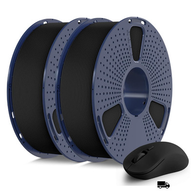 Matte PLA Filament 1 75 mm Schwarz 2 kg 2000 Gramm Neat