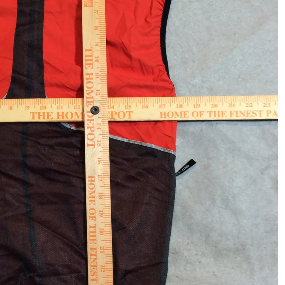 Chaleco Cannondale Cycling Pack Me para hombre talla pequeña rojo sin mangas bolsillos con cremallera completa Foto 3 de 4