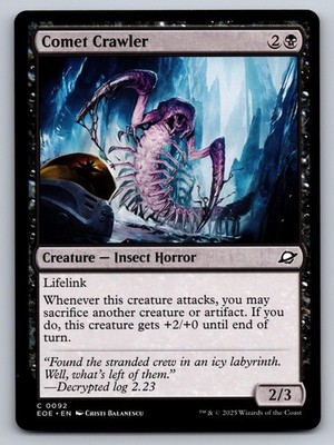 Comet Crawler 92 Common Edge of Eternities Magic: The Gathering Near Mint