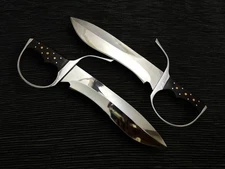 Hand Forged High Polished IP Man Movie Replica Swords with Leather Sheath 