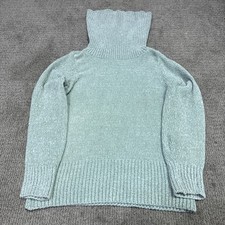 Loft Sweaters Green Long Sleeve Pullover Women  s Size XS