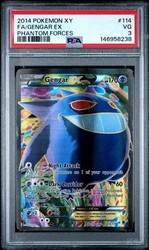 Gengar EX Full Art 114/119 XY Phantom Forces