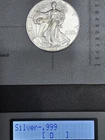 (1) 1996 Am. Silver Eagle Minor Imperfection Sigma Verified Great Deal Key Date