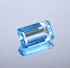 Natürlicher Blautopas facettiert, Edelstein, Heil Edelsteine 10,80 kt 16 x...