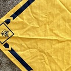 BSA Cub Scouts Boy Scouts of America Bandana Neckerchief Yellow Vintage Scarf — photo 2