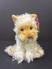 Trix The Teacup Terrier Puppy Dog Russ Berrie Plush Furry 8" RARE NWT!