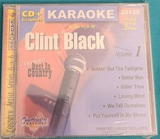 Clint Black Karaoke CDG Chartbuster Better Man Killin' Time