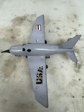 1950's Wyandotte Pressed Steel Friction Airplane, Original