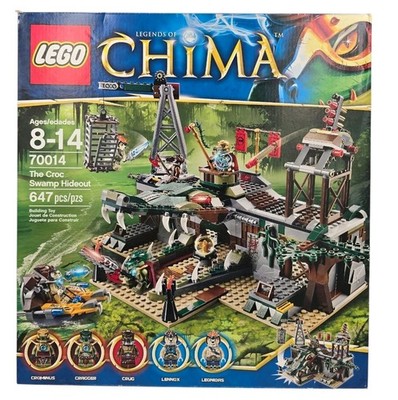 LEGO Legends of Chima: The Croc Swamp Hideout (70014) Retired 647pc NIB 