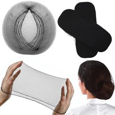 Hair Net 100 Pcs, 26 Inches Elasticity Invisible Elastic Mesh Wig Nets for Ha...