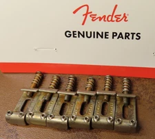 AGED Fender USA Am Std Strat Stratocaster vintage style SADDLES Strat RELIC